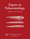 Papers in Palaeontology雜志封面